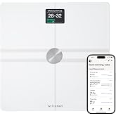 WITHINGS Body Comp WLAN Smart Scales with Full Body Analysis Including Fat Content, Muscle Mass, Bone Density, Visceral Fat, Digital Personal Scales/Body Fat Scales with Bluetooth