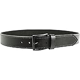 DeSantis 1.5" Everyday CCW Carry Belt - Leather Gun Belt for Men Concealed Carry, Heavy Duty Pistol Holster Belt, Designed for Law Enforcement - Black Leather, Size 46
