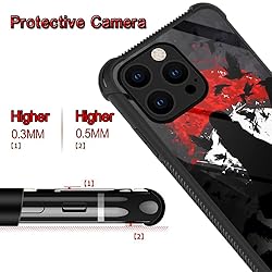 TnXee Compatible with iPhone 14 Pro Case,Crow Ninja