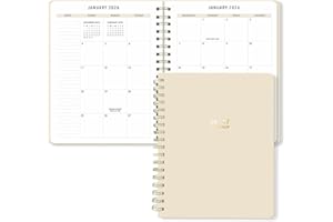 Sweetzer & Orange 2026-2027 Monthly Planner Notebook – 7.5" x 9.5" Two-Year Calendar Planner – January 2026 to December 2027 