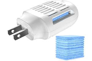 Moskiller Mosquito Repeller,Mosquito Repellent Plug in Wall Outlet,Included 10 Pcs Refill,DEET-Free, Highly Effective for Home, Bedroom, Office, Kitchen,Camping, Travel