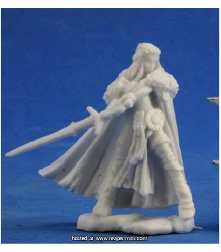 Miniature La Petite Robe Noire 1 X ISBEAU LAROCHE PALADIN - Reaper Bones Miniature Role Playing And Le Pacte Des Loups - Foto 7