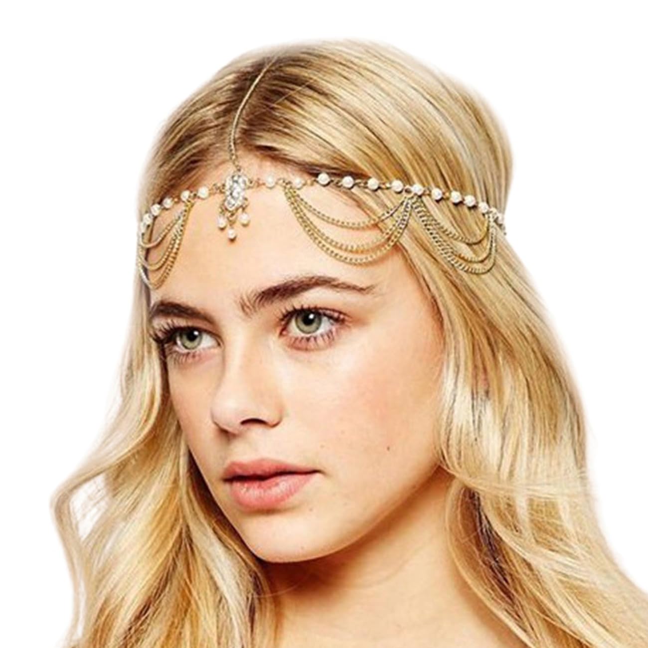 Traziewell Wedding Bridal Headband Hair Vine Headdress Hairband Vintage Hair Accessories for Prom Party HB000807