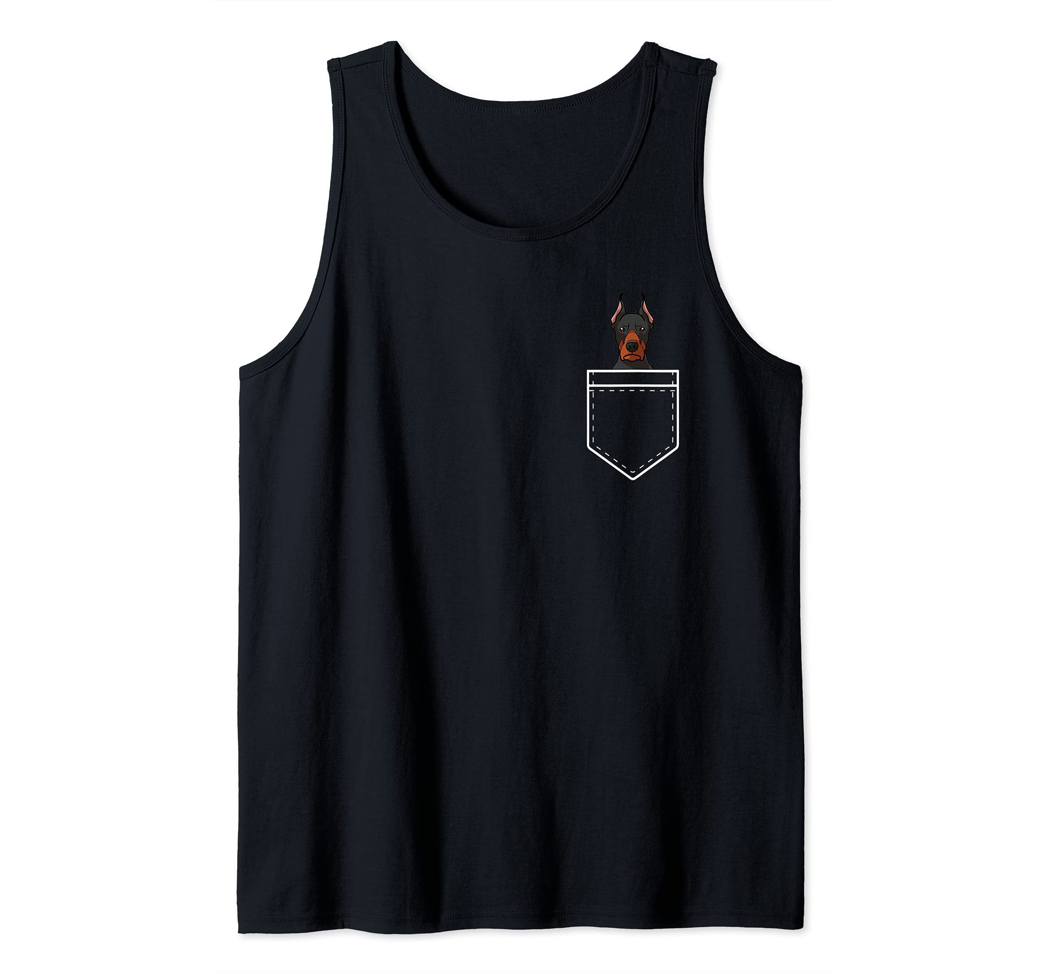 Australian Shepherd Aussie Dog in My Pocket Dog Tank Top