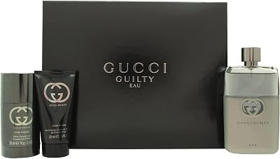 Gucci Guilty Eau Pour Homme Men's EDT 90ml Gift Set with Shower Gel & Deodorant