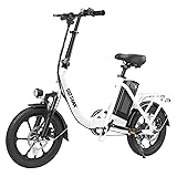 Gotrax NEPHELE 16" Folding Electric Bike, Max Range