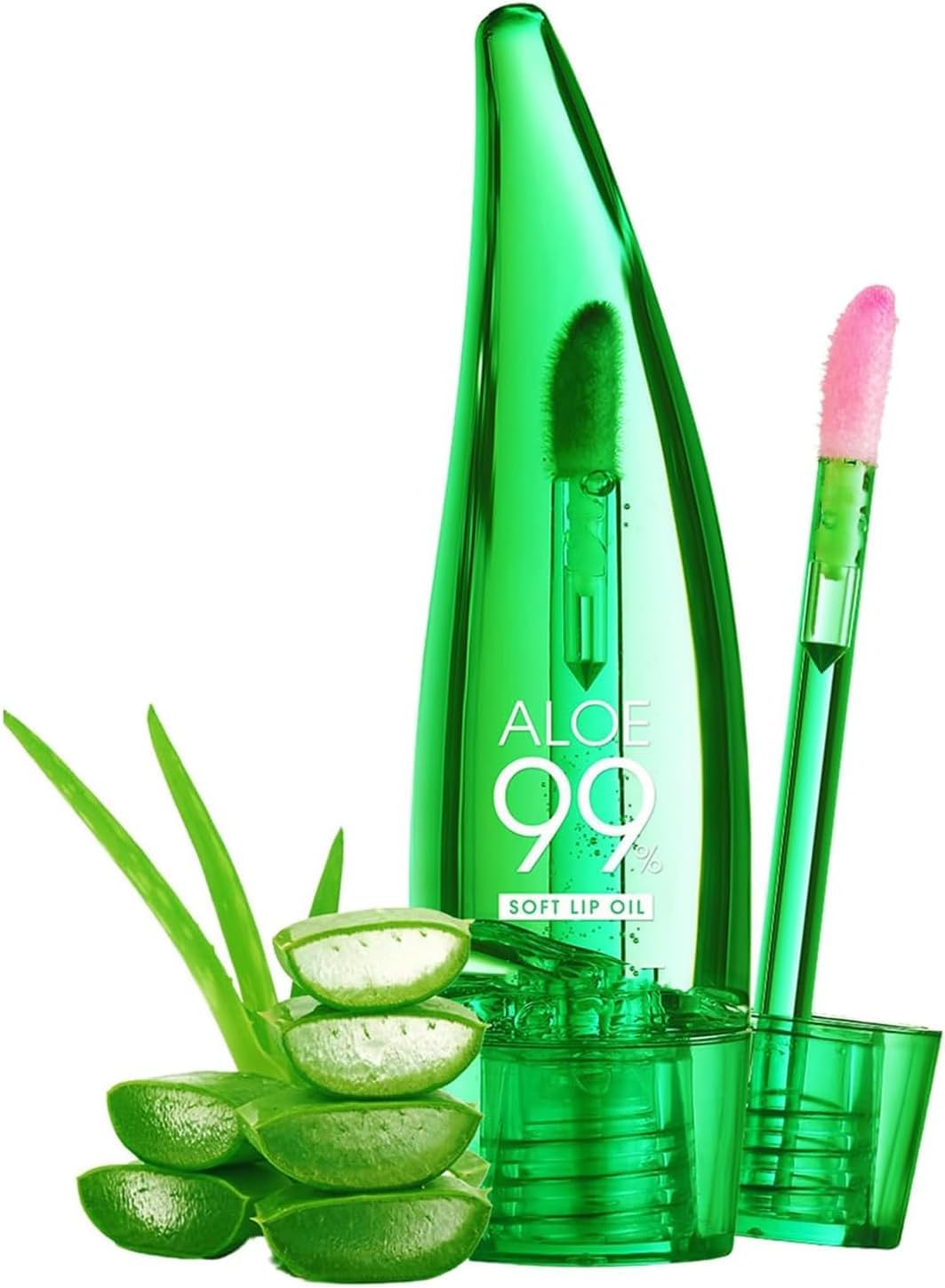 LANGMANNI Moisturizing Lip Oil,No-Sticky Lip Gloss Lip Balm Lip Care,Fruit Flavoured Lip Oil For Dry Lip's Moisturizing Hydrating And Nourishing(Aloe Color Changing 1pc) — image 1