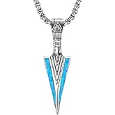KoyeKei Viking Necklace for Men 925 Sterling Silver Viking Norse Pagan Jewelry Gifts for Women