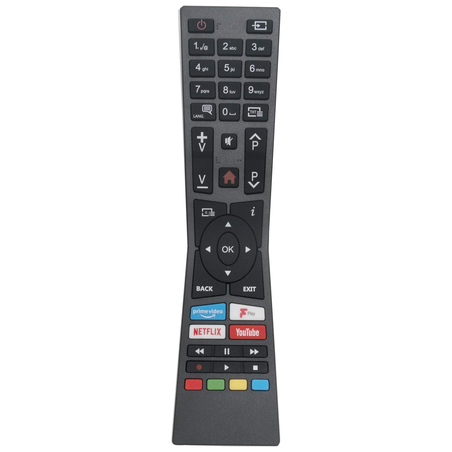 VINABTY RM-C3338 RC43101P Replace Remote Control for JVC TV LT-24C680 LT-24C685 LT-24C686 LT-32C690 LT-32C695 LT-32C696 LT-32C790 LT-32C795 LT-40C890 LT-43C790 LT-43C795 LT-43C890 LT-49C898 LT-55C870