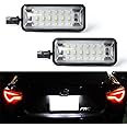 Gempro License Plate Light, 2-Pack LED License Plate Lamp Assembly for Subaru BRZ Scion FR-S Impreza WRX STi Legacy Crosstrek