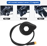 Tefola Electric Bike Pedal Assist Sensor Dual Hall 12 Magnets Mountain Bike view 2