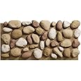 EverStone River Rock Faux Rock Panel, 49"W x 24 3/4"H x 3"D, Canyon Dune Color
