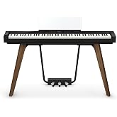 Casio PX-S7000 Digital Piano - Black | Hybrid hammer-action keys; 400 tones, 256-note polyphony; Bluetooth, USB; 32W 4-speaker sound