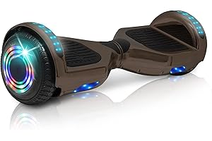 Wilibl Hoverboard for Kids Ages 6-12 Electric Self Balancing Scooter with Built in Bluetooth Speaker 6.5" Wheels LED Lights Hover Board Safety Certified