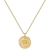 CUFELMU Gold Pendant Necklace for Women Adjustable Minimalist Hammered Rectangle Necklace Jewelry Gift