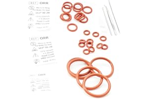 Food Grade Silicone O Ring Repair Kit, to Solve Boiler Pin Brew Group Hot Water Issues, Compatible for Philips Coffee Machine