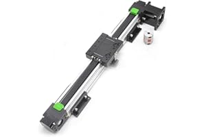 HEECHOO High Speed 400 MM 16 INCH Stroke Belt Drive Linear Guide Rail Motion Slide Actuator Module for CNC Linear Position Kit