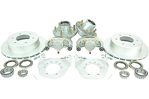 STURDY BUILT Kodiak Trailer Slip-On Disc Brake Kit DAC/Stainless 6 Bolt W/Hubs