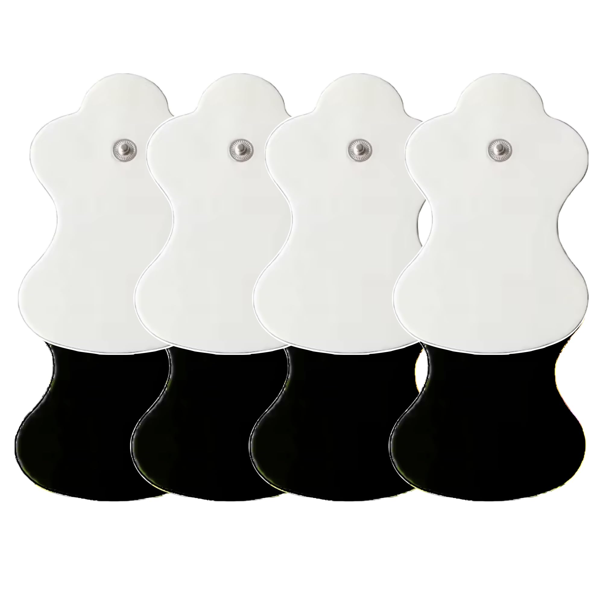 TERAPIO 4X Replacement Electrodes Kit. Compatible with TERAPIO-SMART-Circulation Device. Premium Reusable Replacement Pads for TENS Unit.