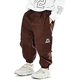 MINI PANDA Toddler Pants Boys& Girls, Relaxed Stretch Twill Toddler Casual Pants