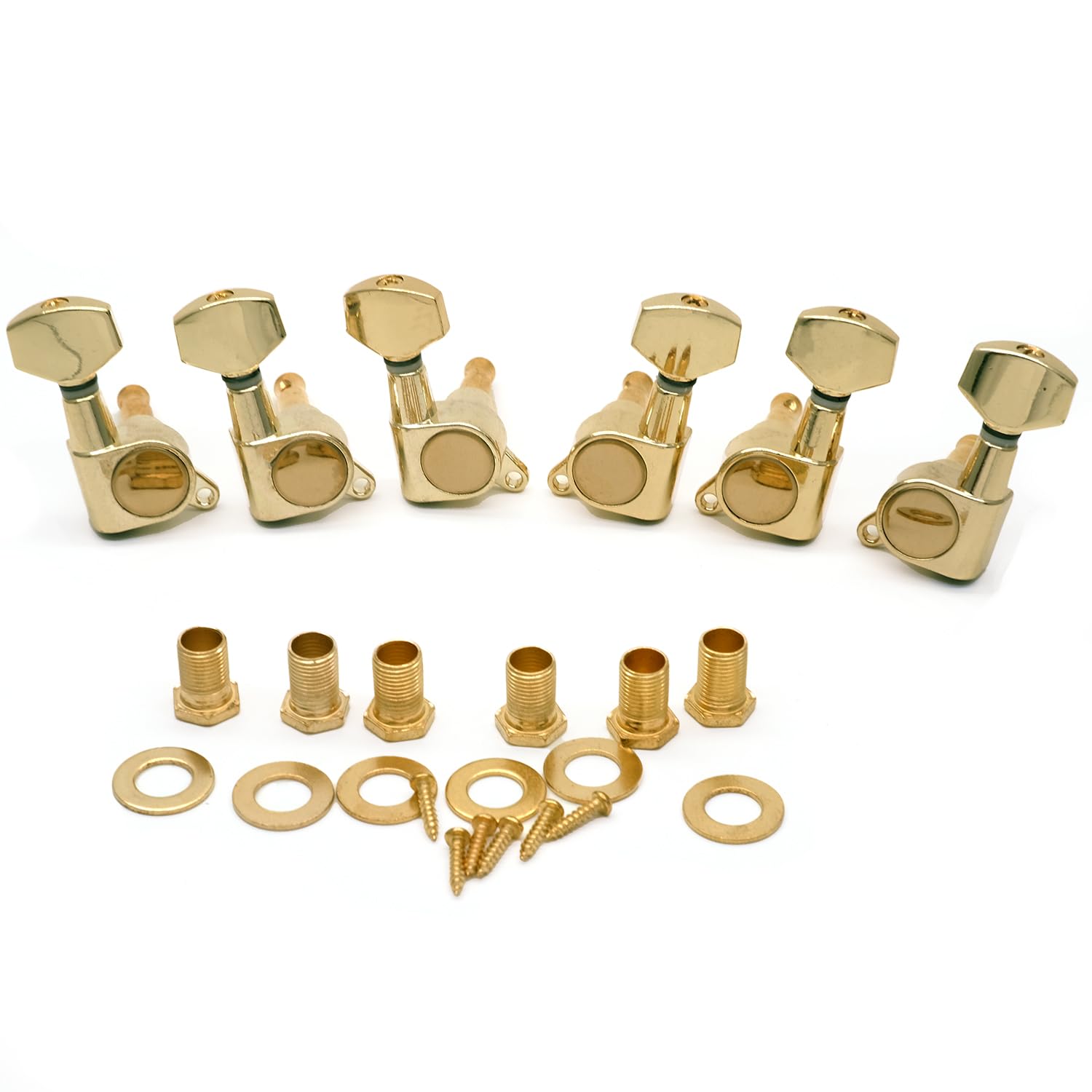 harpfeas 6 Pieces 3L3R Guitar tuner pegs,small