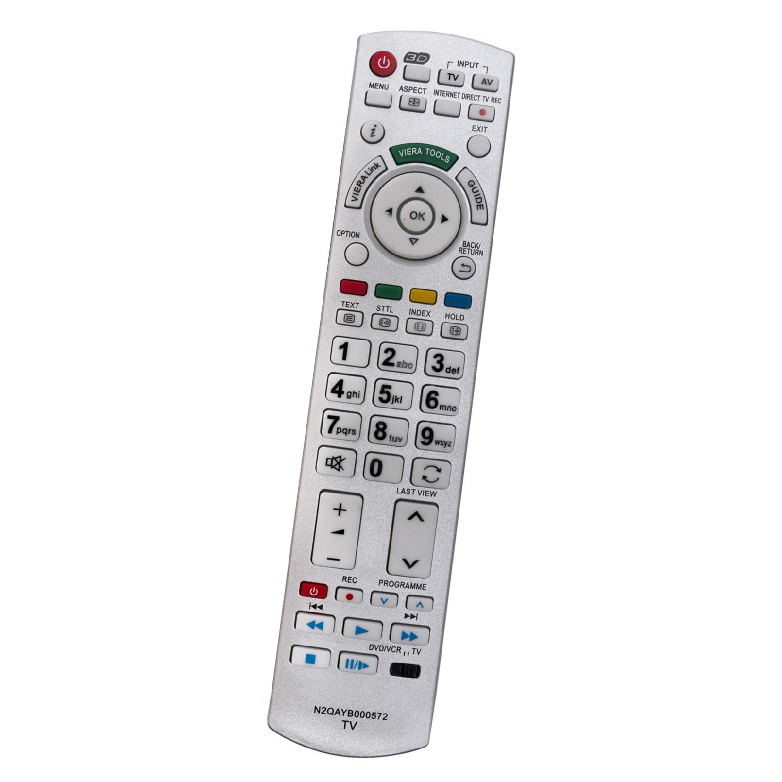 ALLIMITY N2QAYB000572 Remote Control Replace fit for Panasonic Viera TV TX-32AS600EW TX-32AS600E TX-39AS600E TX-42AS600EW TX-39AS600EW TX-42AS600E TX-50AS600E
