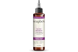 Soapbox Oh My Growth, Lengthening Vitamin Booster Treatment for All Hair Types with Biotin, Vegan Collagen & Vitamins A & C, Paraben & Cruelty Free, For Thicker, Fuller Hair for Men & Women (5 oz)