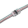 Brightfour 12 Pack Quick Solderless Wire Splice Connectors, 2 Way 3 Pin Automotive, Fits 20-24 AWG