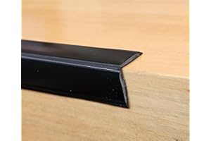 MAYDOS Inside & Outside Corner Trim, Peel and Stick Wall Molding Trim 3D DIY Decorative Lines for Wall Floor Window Door Ceiling and More,Flexible,Self-Adhesive,1.5in x 16ft, Signal-Black