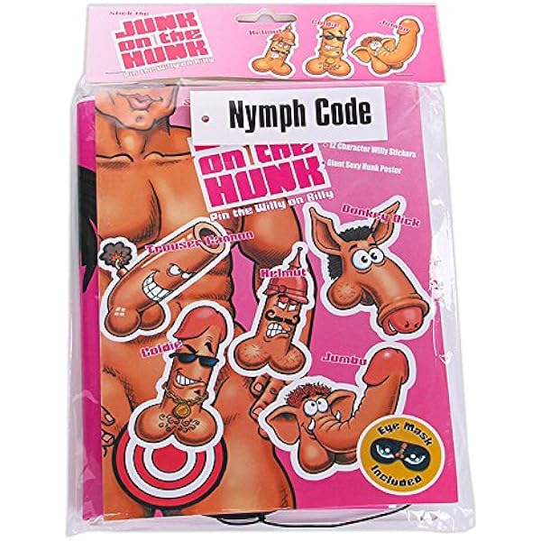 CC Games & Novelties Stick A Dick Stud – Aufkleber-Set Mit Maske
