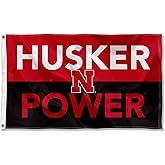 Nebraska Cornhuskers Husker Power Large Outdoor Banner Flag
