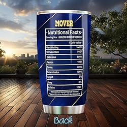 MONIZILUCKY Mover Tumbler Stainless Steel 20oz With