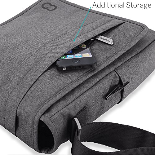 CaseCrown Campus North Messenger Bag (Charcoal Gray) For Microsoft