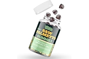 YLVARIN THORIA Saw Palmetto Gummies for Men – 600mg Extra Strength DHT Blocker with Biotin, Pumpkin Seed – Supports Prostate Function, Urinary Flow & Hair Regrowth Supplement, 60 Passionfruit-Dragonfruit Gummies