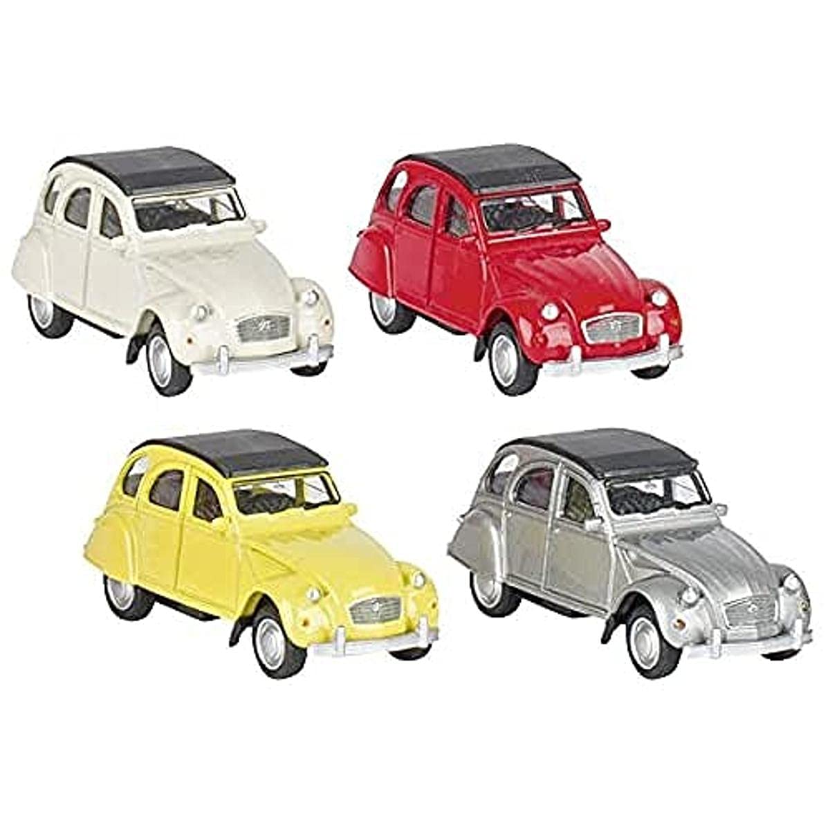 Goki 4013594121873 Citroën Injection Moulded Small Car 1:60 Random Colour
