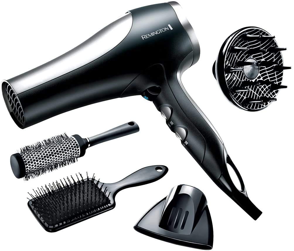 Remington D5017 2100Watts Pro Dryer Set 3 Heat/2 Speed Settings