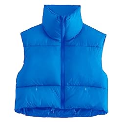Kissonic Women's Padded Down Vest Puffer Stand