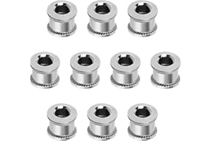 ECSiNG 10pcs Bicycle Chainring Screws Bicycle Crankset Screw Chainring Bolts Crank Mounting Bolt for Mountain Bike Road Bike 