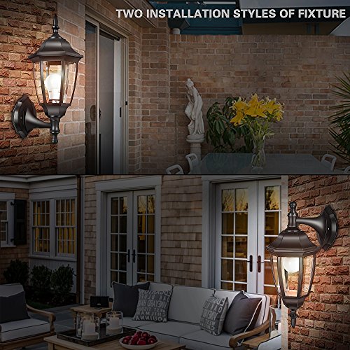 EMART Outdoor Porch Light LED Exterior Wall Light Fixtures, Special
