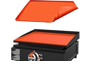 Favfully Silicone Griddle Mat,Grill Cover, 17" Griddle Mat Protective Cover for Blackstone 17 Inch Griddle - Heavy Duty Food Grade Silicone Mat