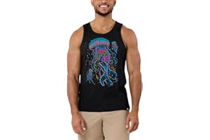 INTO THE AM Graphic Tank Tops for Men - Cool Artwork Tanks for Summer Beach Exercise Fitness S – 2XL