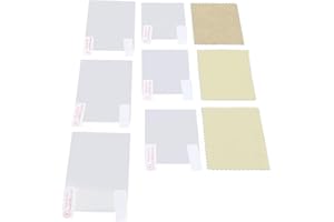 RASTKY New 3DS Handheld Game Machine Screen Protectors High Transparency Scratch Resistant Screen Guard for 3 Sets Game Conso