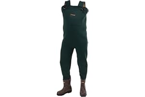 FROGG TOGGS Men's Amphib Neoprene Waterproof Fishing Bootfoot Chest Wader for Fishing