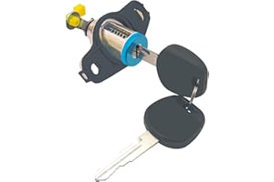 LESHIAUTO Trunk Lid Lock Cylinder with 2 Keys Compatible with Toyota Corolla 1.8L L4 2003 2004 2005 2006 2007 2008 Matrix 1.8