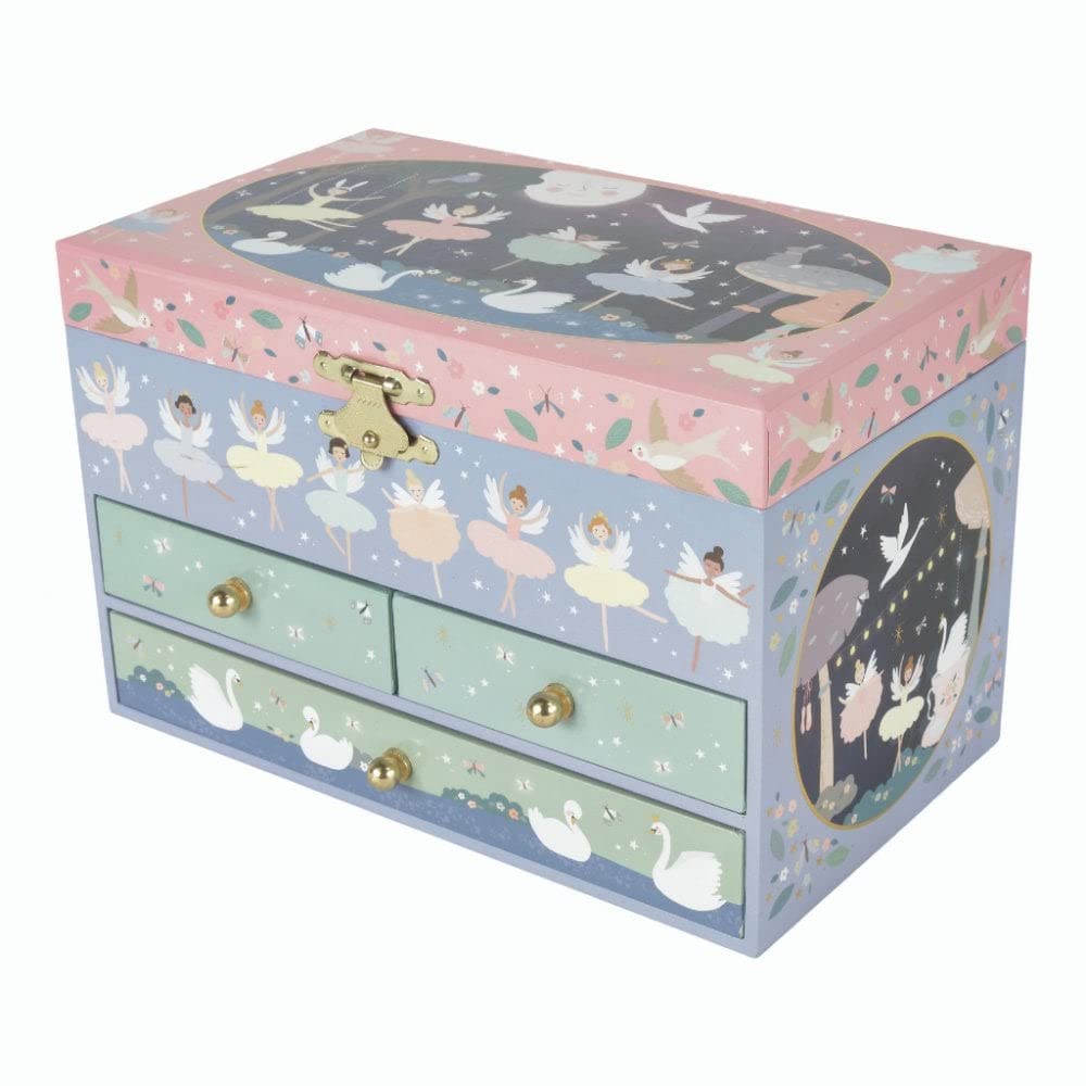 Floss & Rock 43P6389 Enchanted Musical Jewelry Box with 3 Drawers