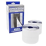 ZIP-UP Products Cloth Zipper Peel & Stick Door