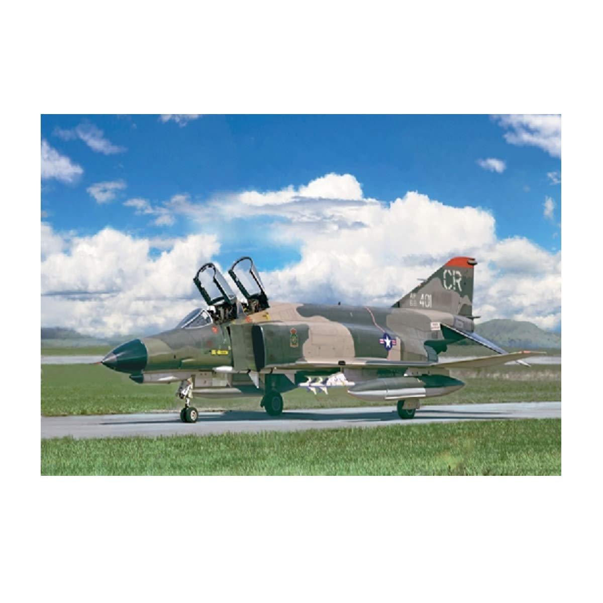 Italeri 2770 F4-E Italy 1:48 F-4E Phantom II, Navy, Small, Navy Blue