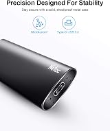 Netac Portable SSD 250GB USB 3.2 Gen 2 10Gbps Type-C External Solid State Drive view 3