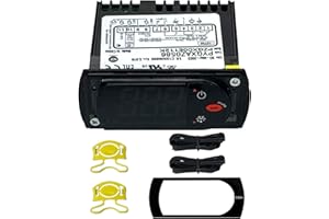 ZHENYUAN PZGXC0E112K Digit Temperature Control Thermostat with Temperature Sensor Probes 115 Compatible with Carel and Main Street Equipment BMR-23-F BMR-49-F