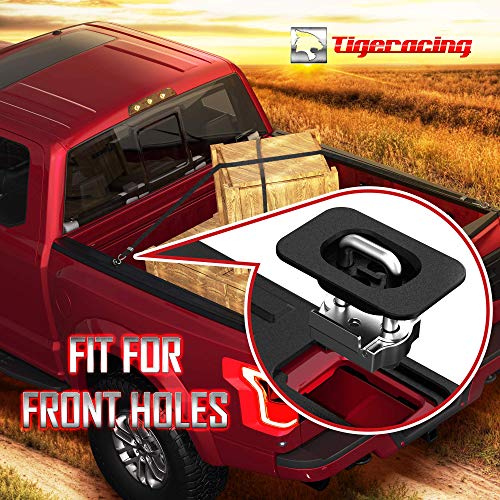 Tigeracing Tie Down Anchors Retractable Truck Bed D Ring Compatible